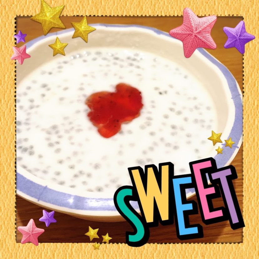 バジルシードのアジアンスイーツの写真です。