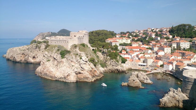 ドブロブニクの海です。