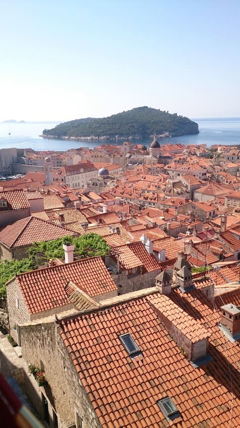 ドブロブニクの街並みです。