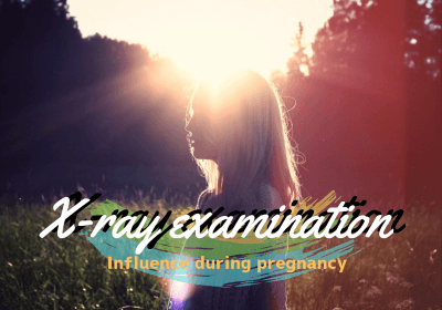 自然界の放射線を浴びてる女性の写真です。