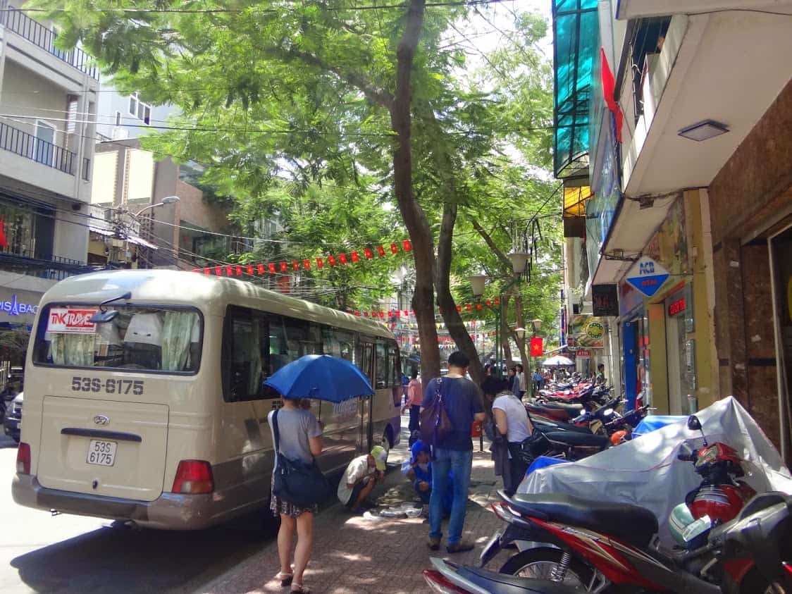 ベトナムの街並みです。