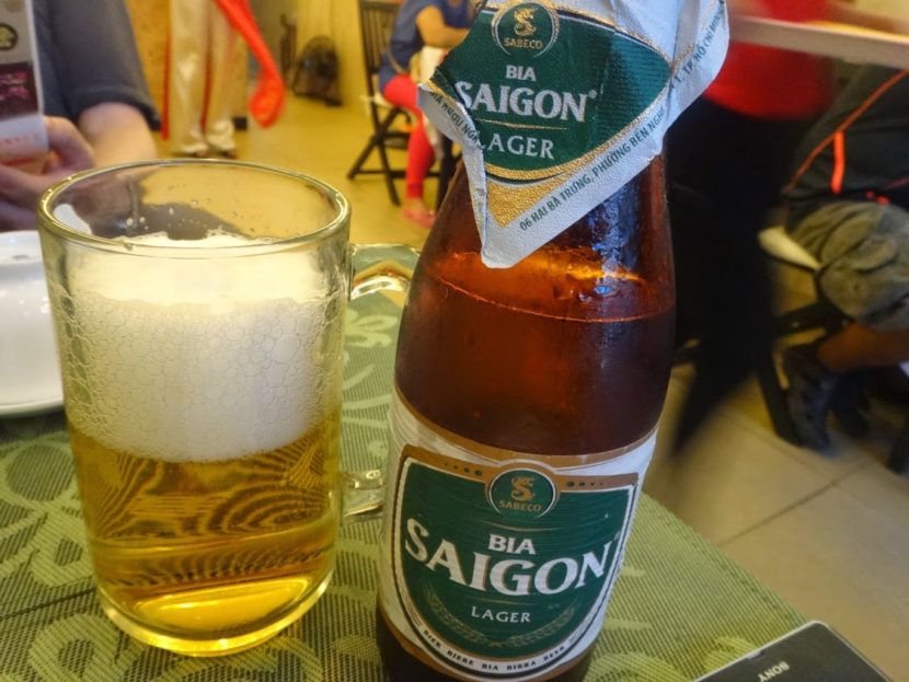 ベトナムビールの写真です。