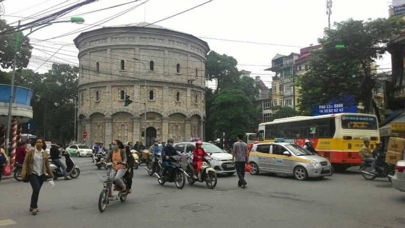 ホーチミンの街並みです。